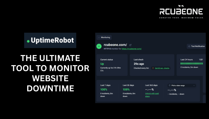 Tool to monitor website downtime